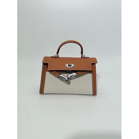 Kelly 19 Toile Marron